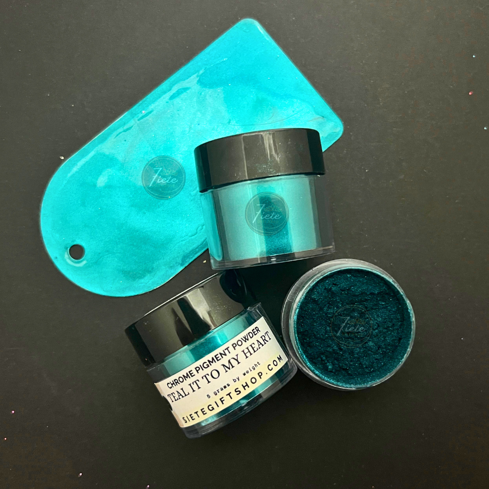 Teal It To My Heart Chrome Pigment Powder - 5grams