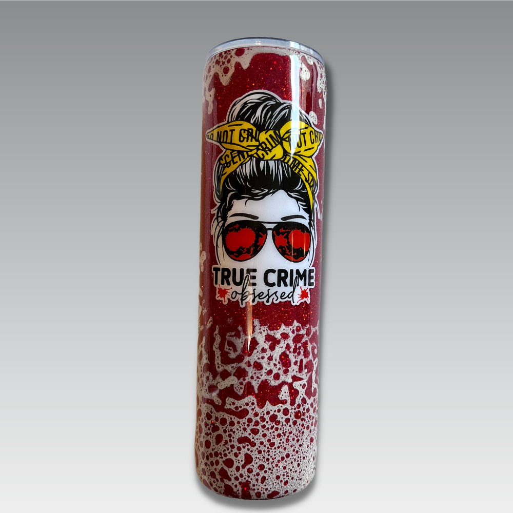 True Crime Obsessed 32oz Tumbler - by Cristina