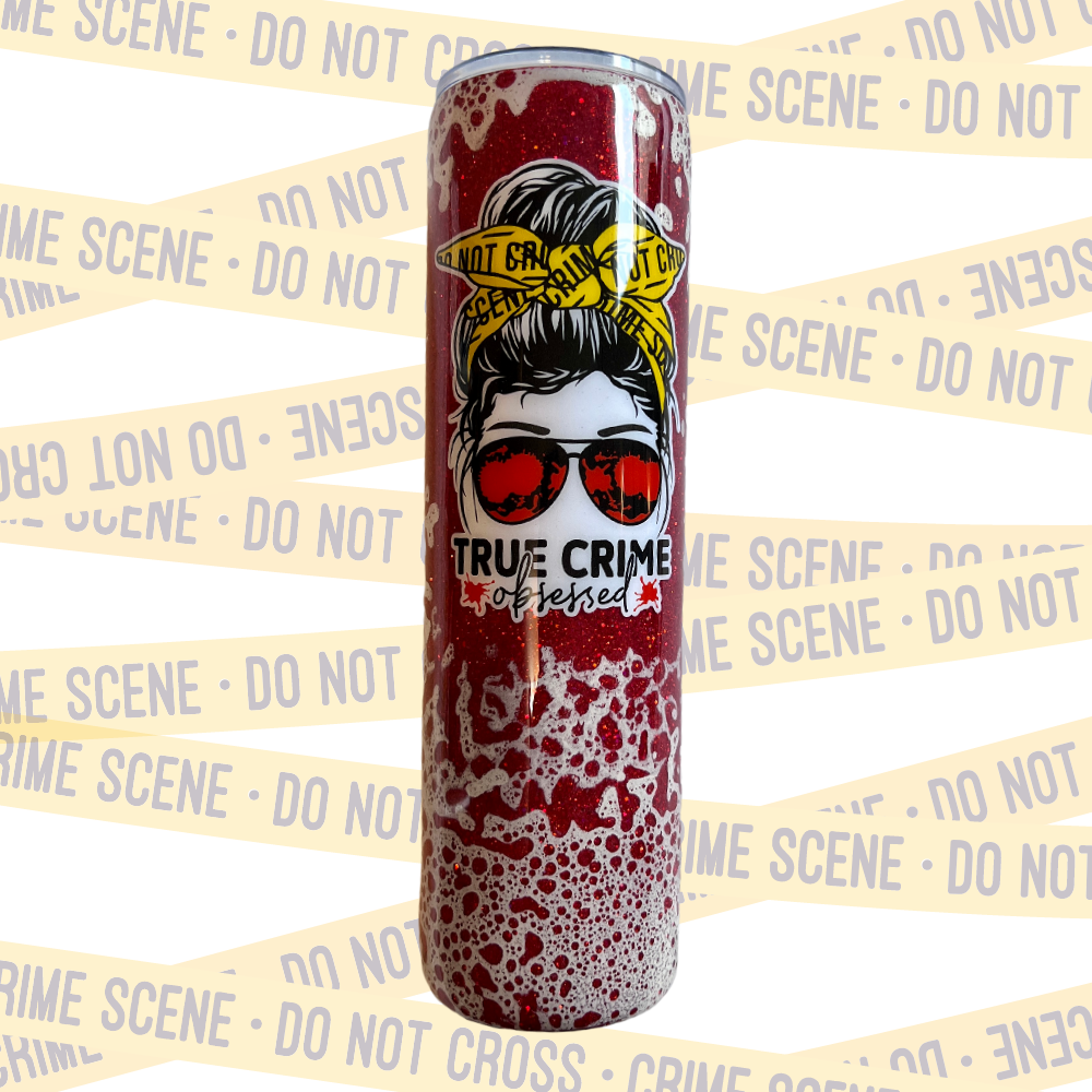 True Crime Obsessed 32oz Tumbler - by Cristina