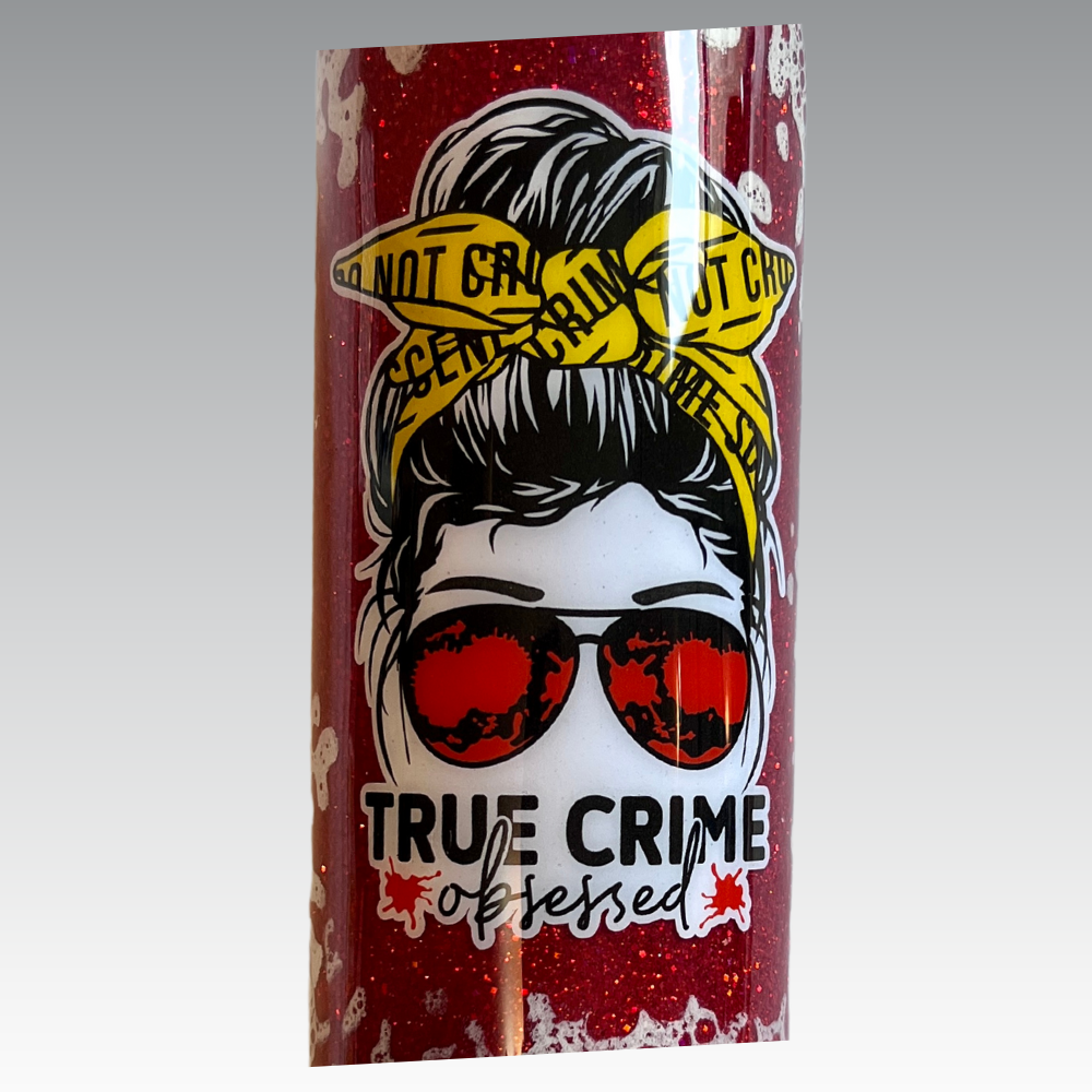 True Crime Obsessed 32oz Tumbler - by Cristina