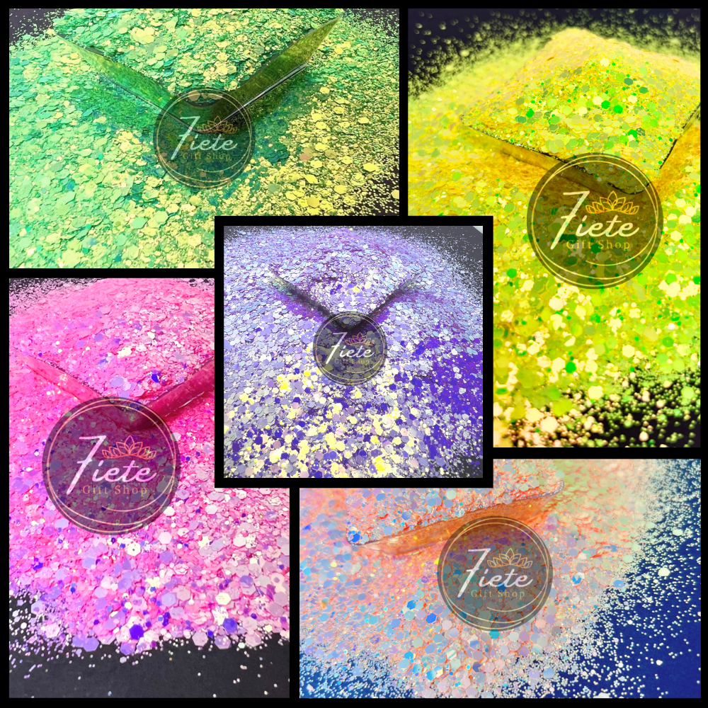 Neon Shifting Chunky Glitter Bundle