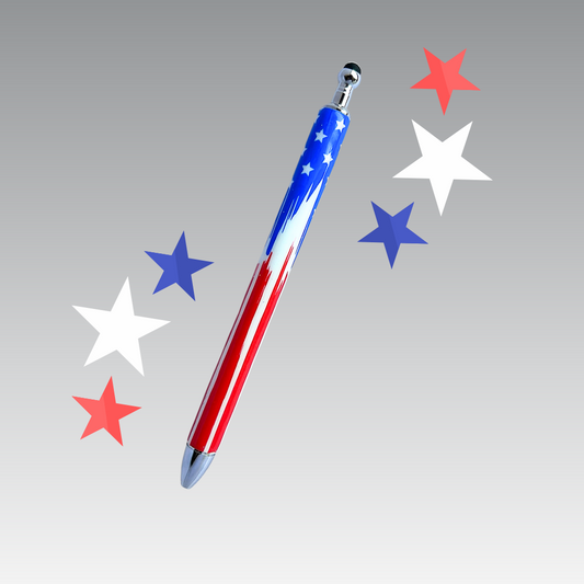 Glow in the Dark Pen/Stylus Stainless Steel Gel Pen American Flag