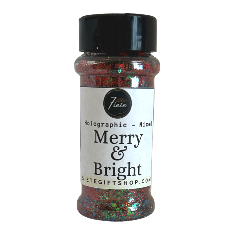 Merry & Bright - Holographic Chunky Mix Glitter