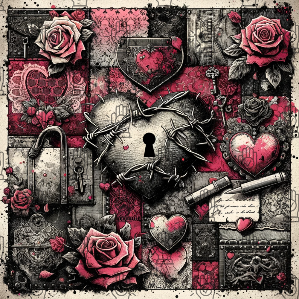 Grunge Valentine-PNG