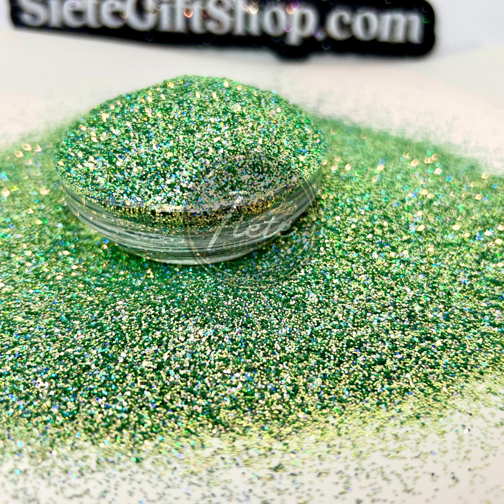 Sea Glass Glitter - Striped Holographic Fine