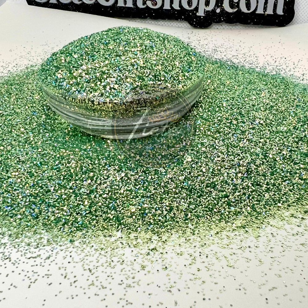 Sea Glass Glitter - Striped Holographic Fine