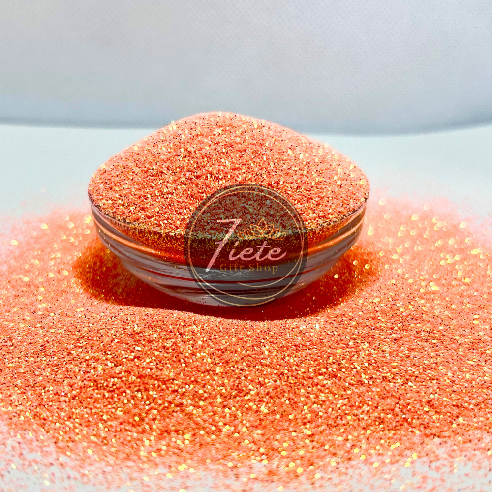 Tangerine - Neon Color Changing Extra Fine Glitter