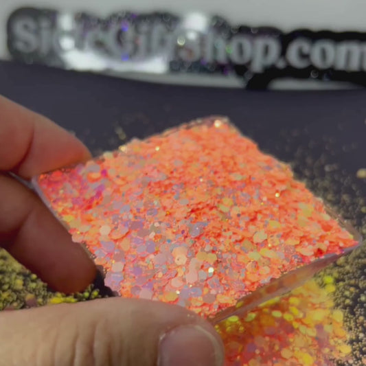 Coral Reef - Mixed Neon Color Changing Glitter