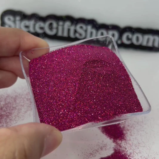 Raspberry - Holographic Extra Fine Glitter